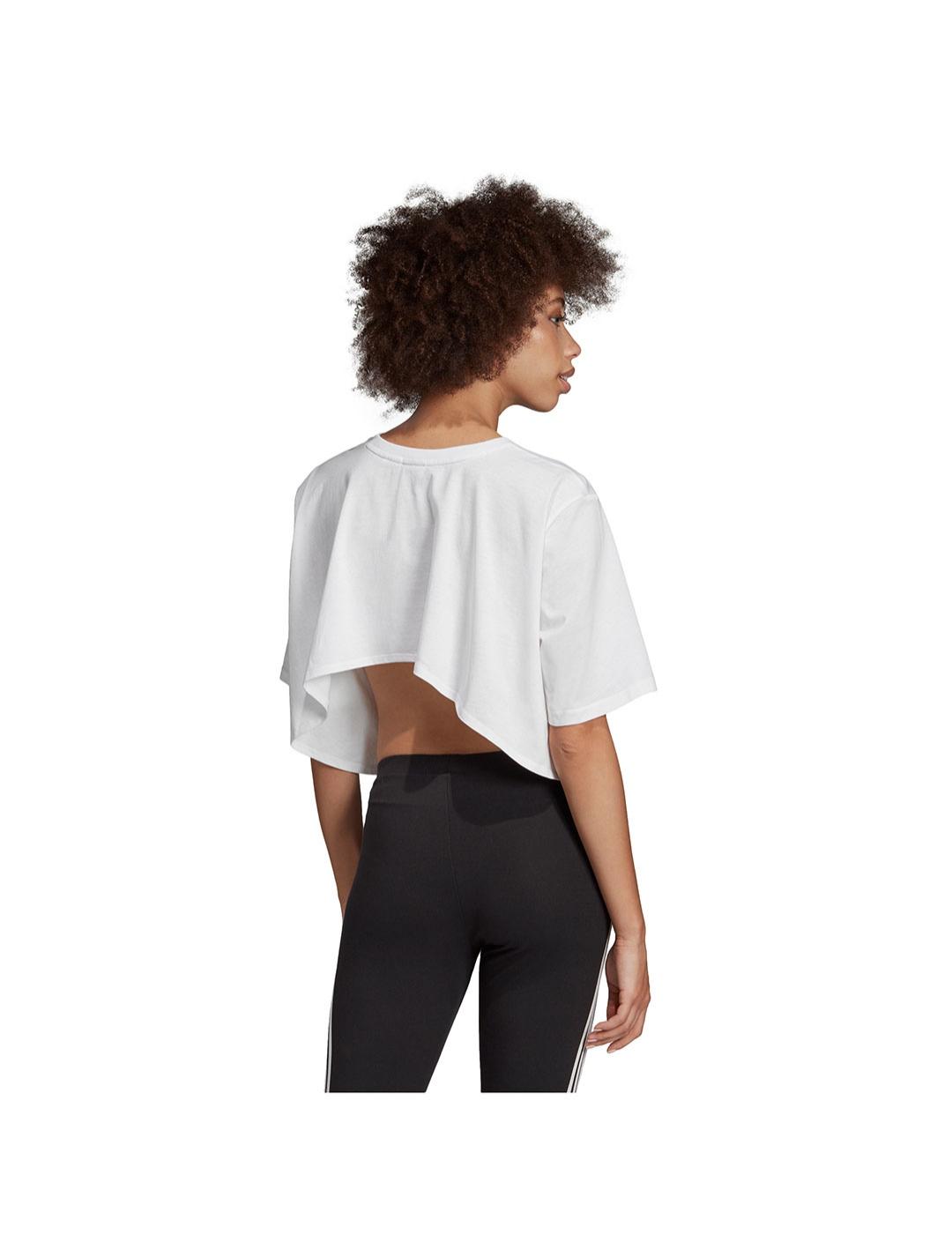 Camiseta Mujer adidas Cut Out Blanca