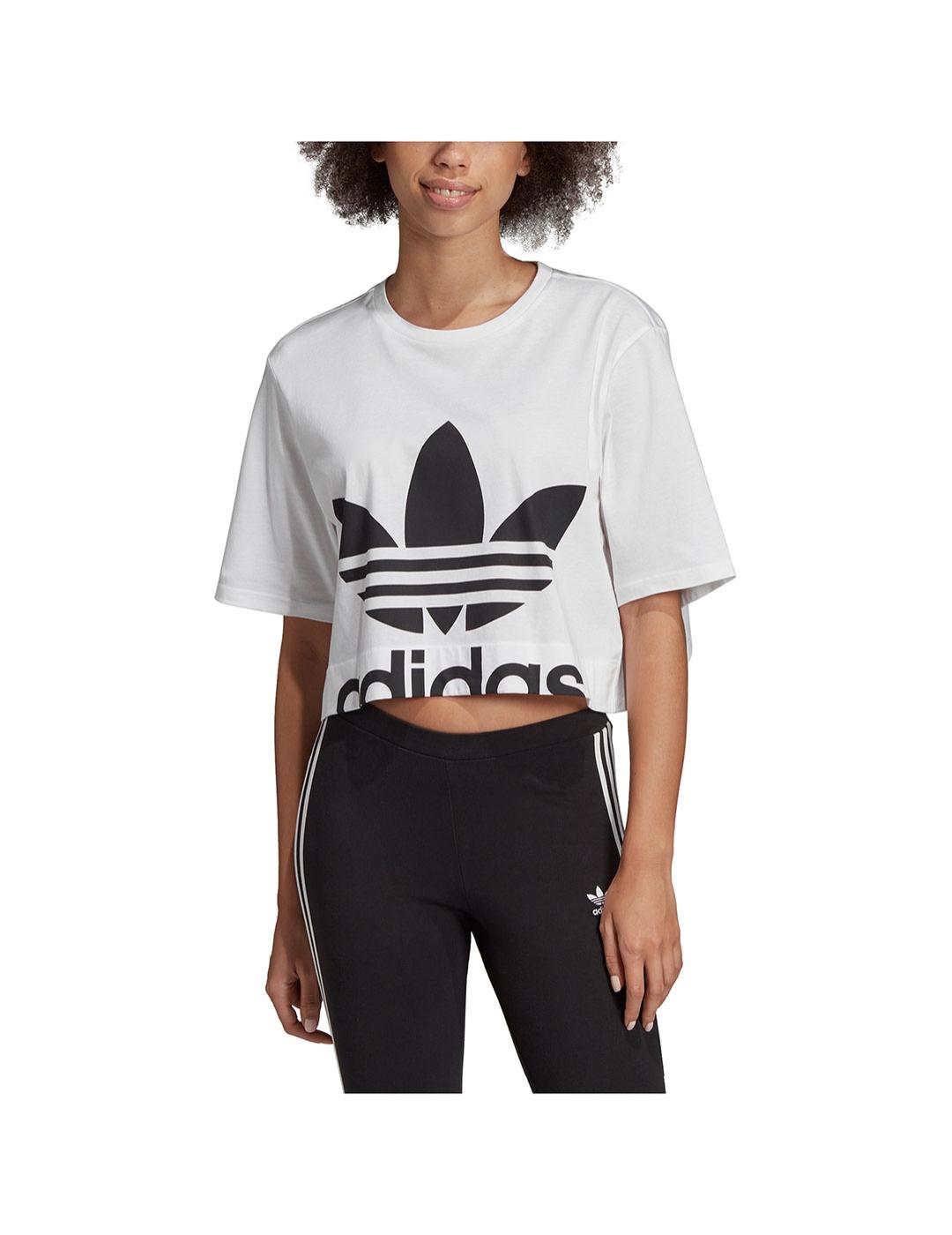 Camiseta Mujer adidas Cut Out Blanca