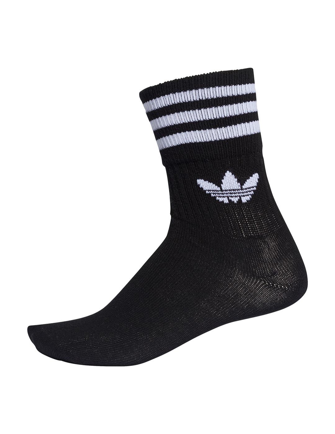 Calcetines Unisex adidas original Altos Negros