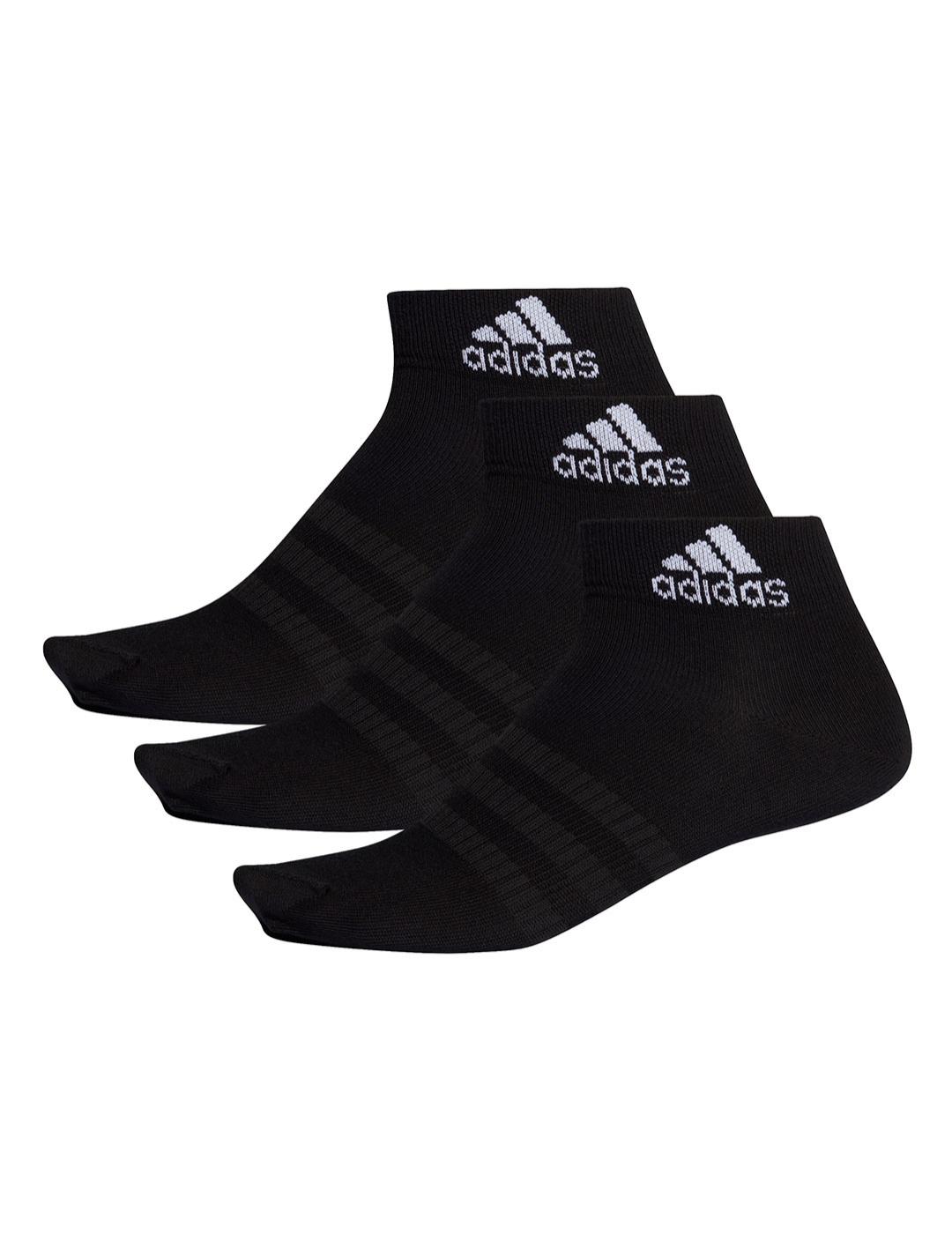 Calcetines Unisex adidas Light Ank Negro