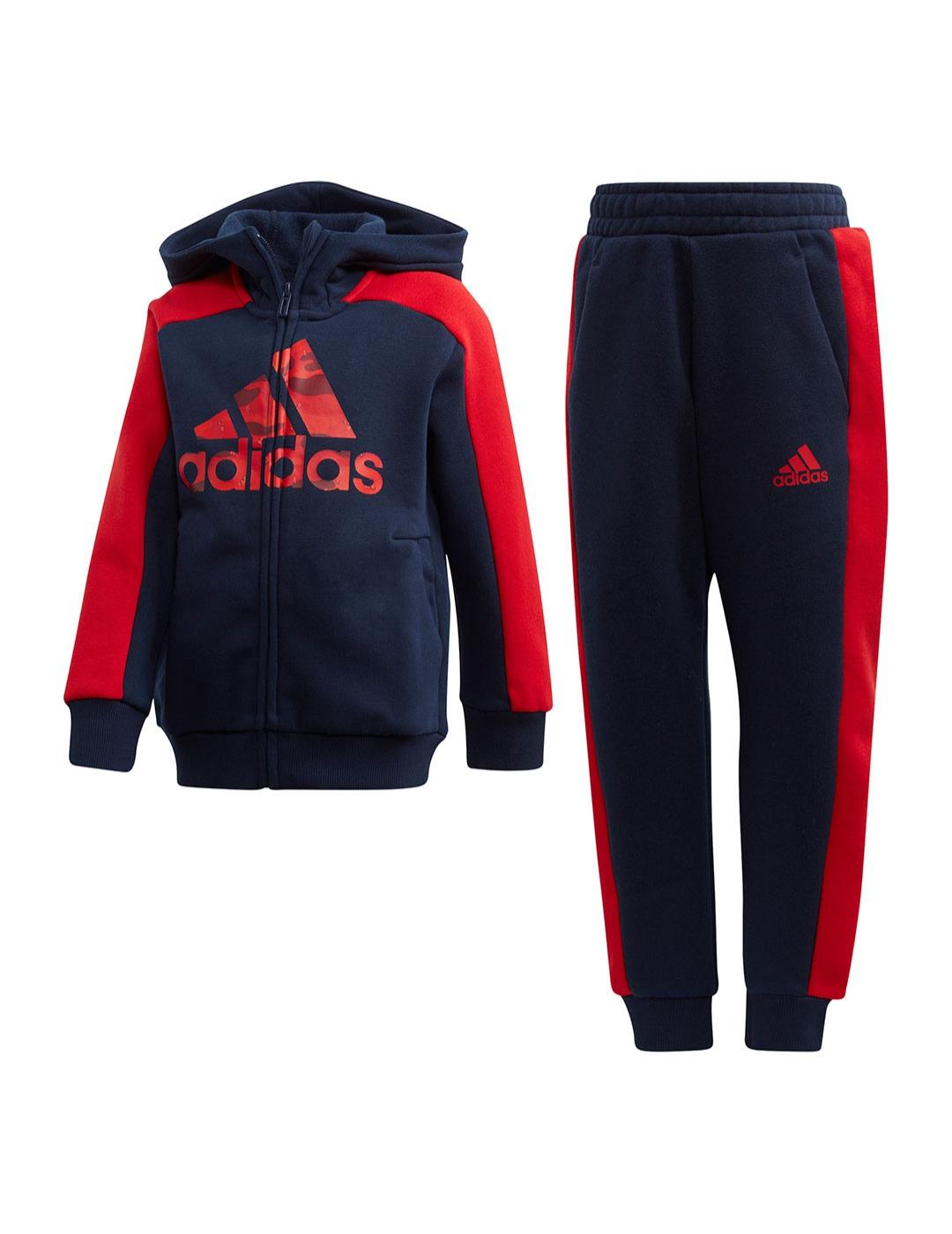 Chandal Niño adidas HDY SET Marino/Rojo