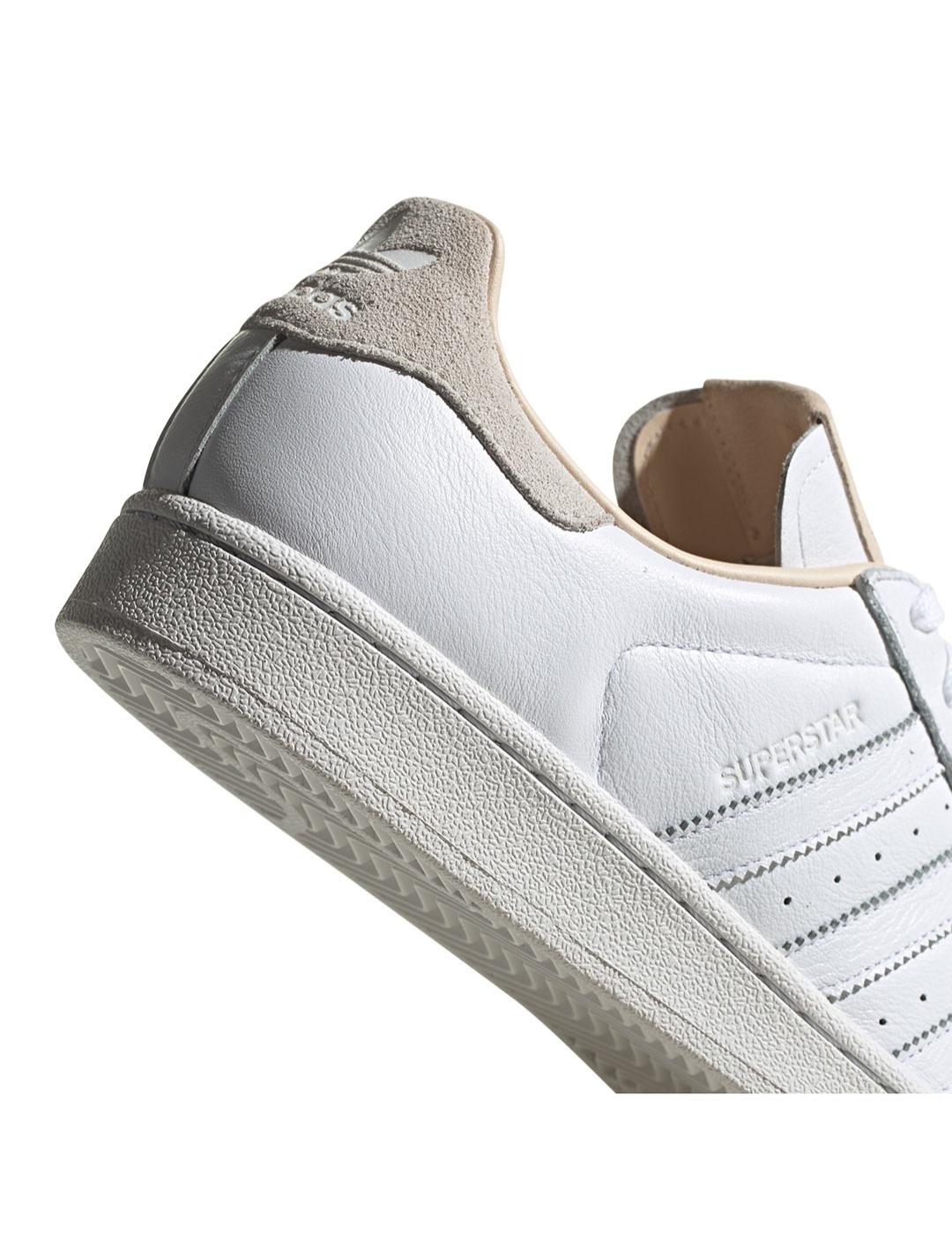 Zapatilla Mujer adidas Superstar Blanco Beige