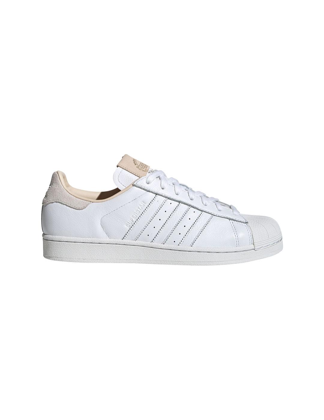 Zapatilla Mujer adidas Superstar Blanco Beige