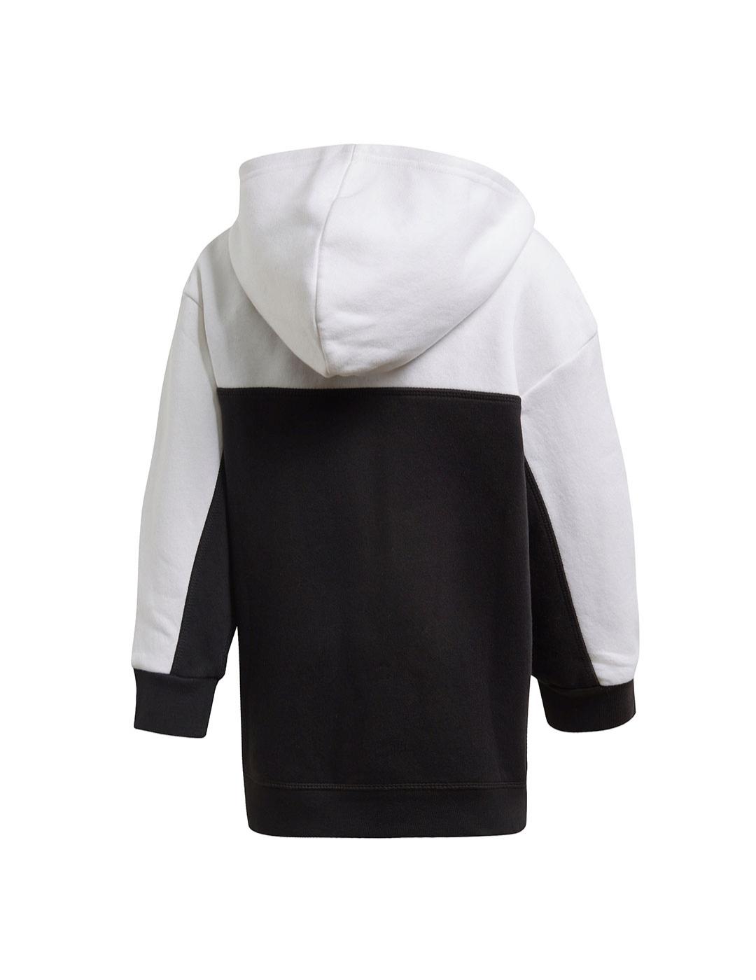 Chandal Niño adidas Hoodie SeT Negro Blanco