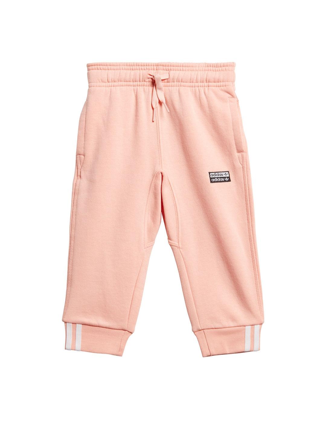 Chandal Niña adidas Crew Rosa Blanca