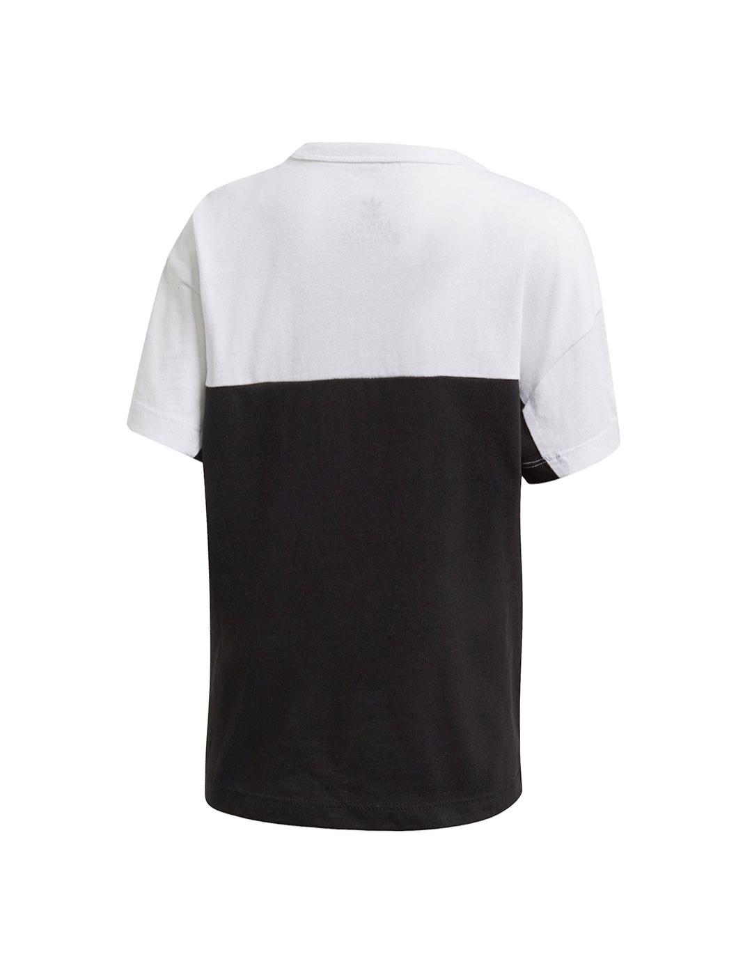Camiseta Niño adidas Tee Negro Blanco