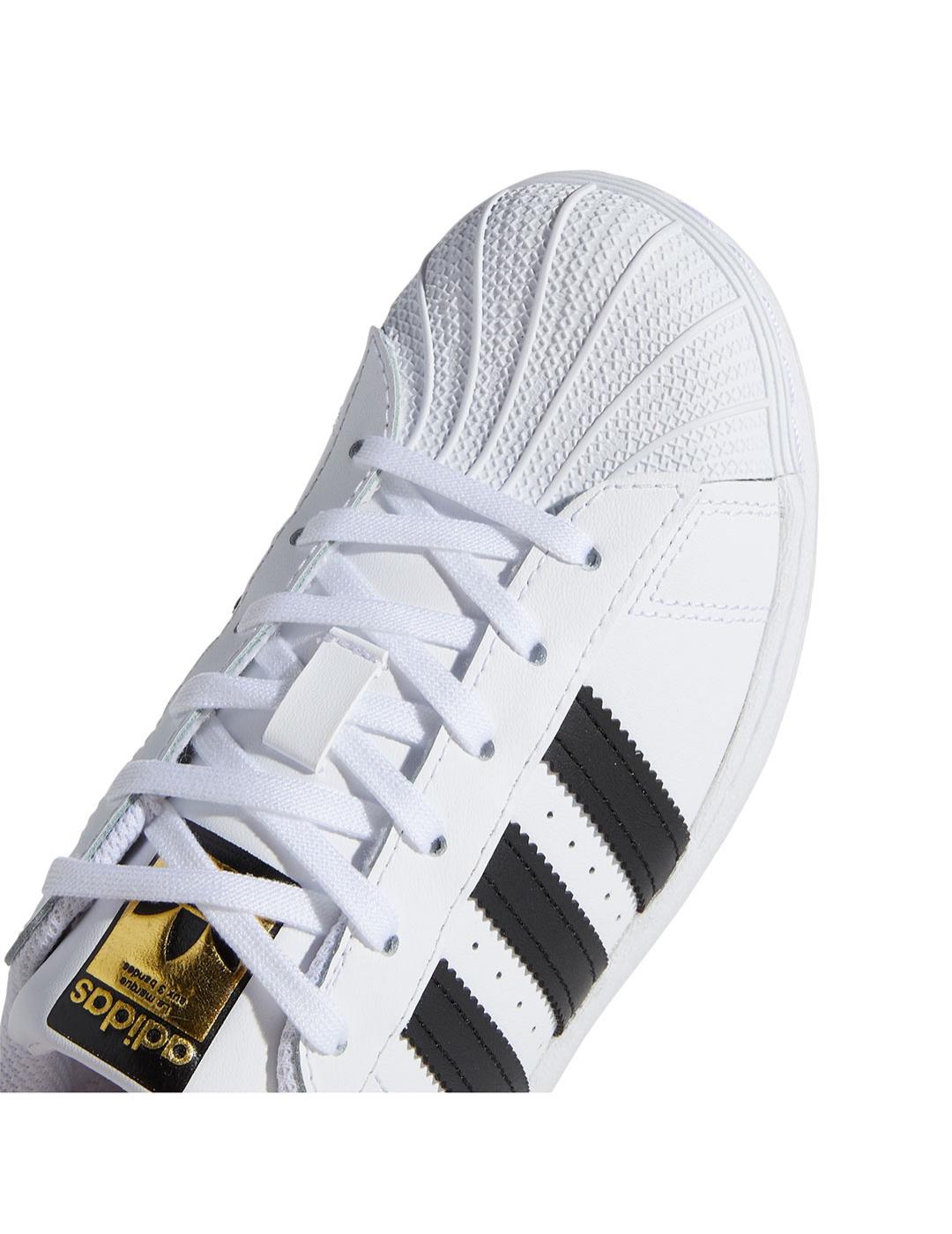 Zapatilla Niñ@ adidas Superstar Blanca Negra