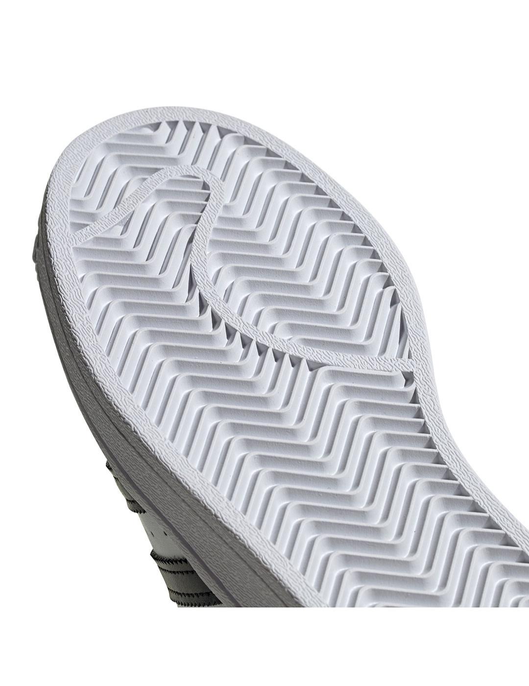 Zapatilla Junior adidas Superstar Blanca Negra