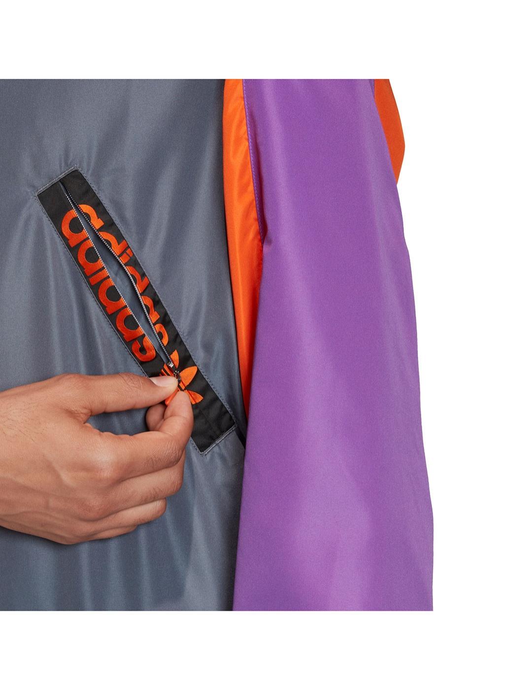 Sudadera Hombre adidas Karkaj Gris Violeta