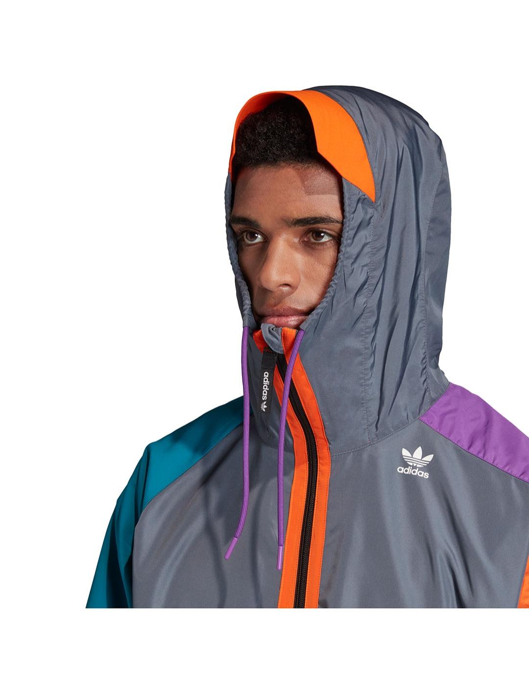 Sudadera Hombre adidas Karkaj Gris Violeta