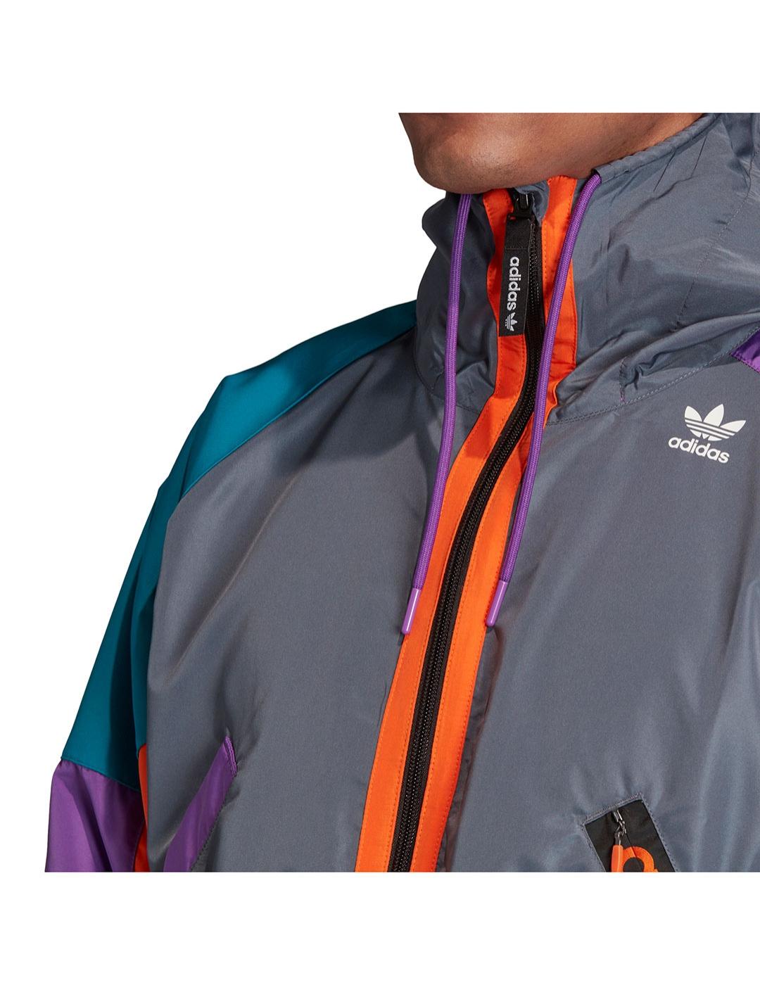 Sudadera Hombre adidas Karkaj Gris Violeta