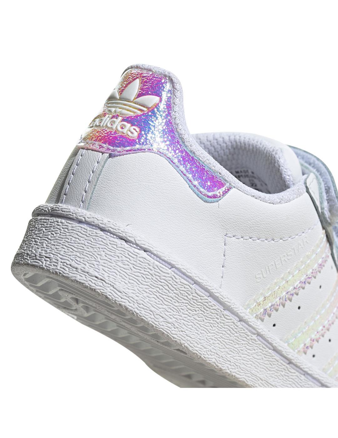 Zapatilla Baby adidas SuperStar Espejo