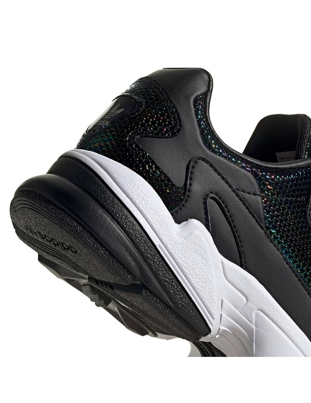 Zapatilla Mujer adidas Falcon Negra/Colores