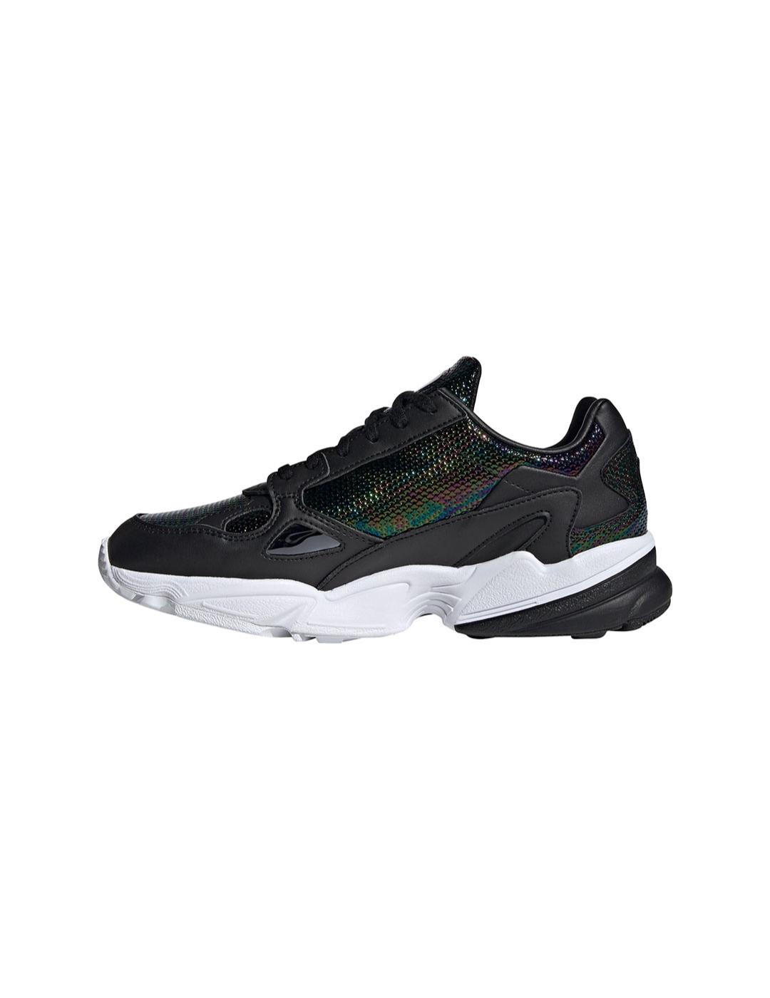 Zapatilla Mujer adidas Falcon Negra/Colores