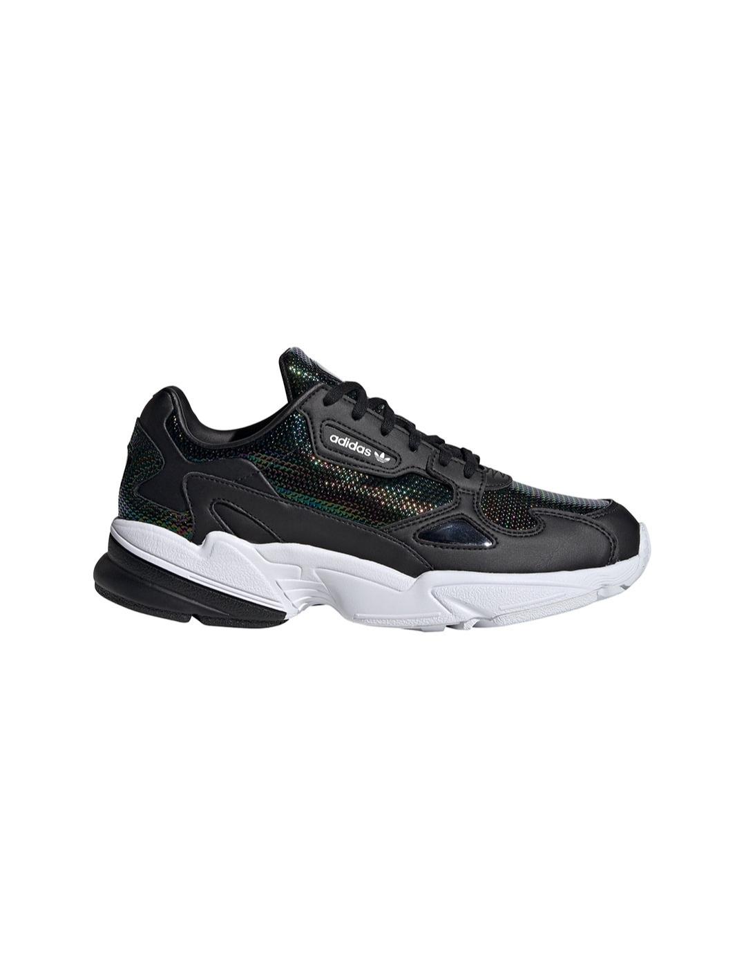 Zapatilla Mujer adidas Falcon Negra/Colores