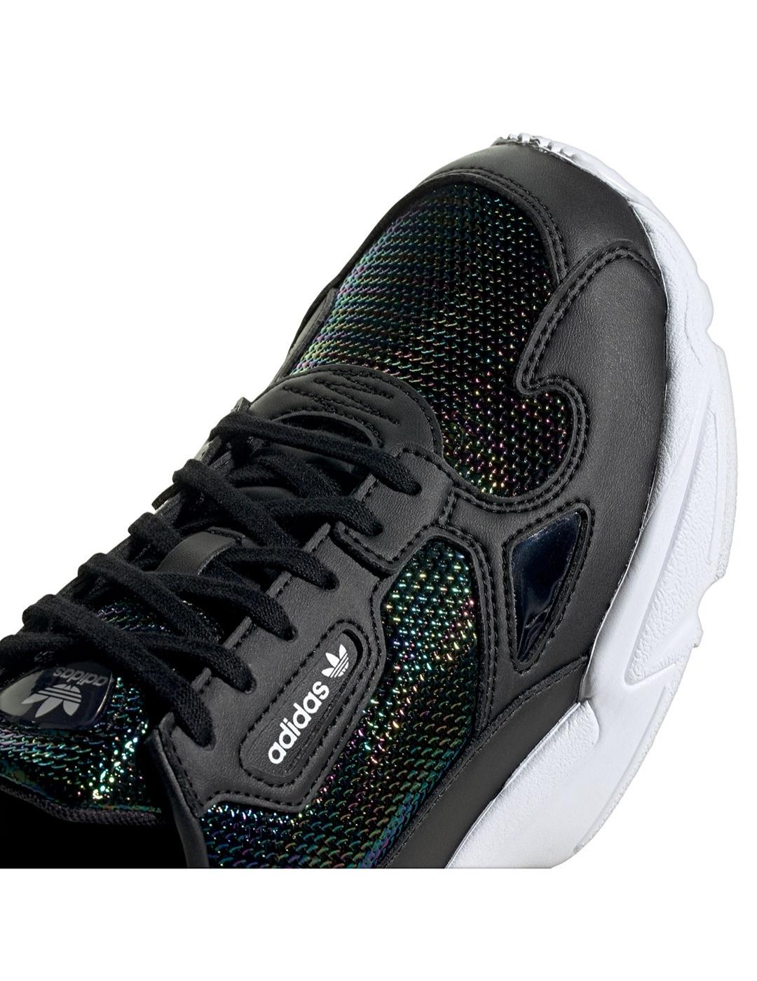 Zapatilla Mujer adidas Falcon Negra/Colores