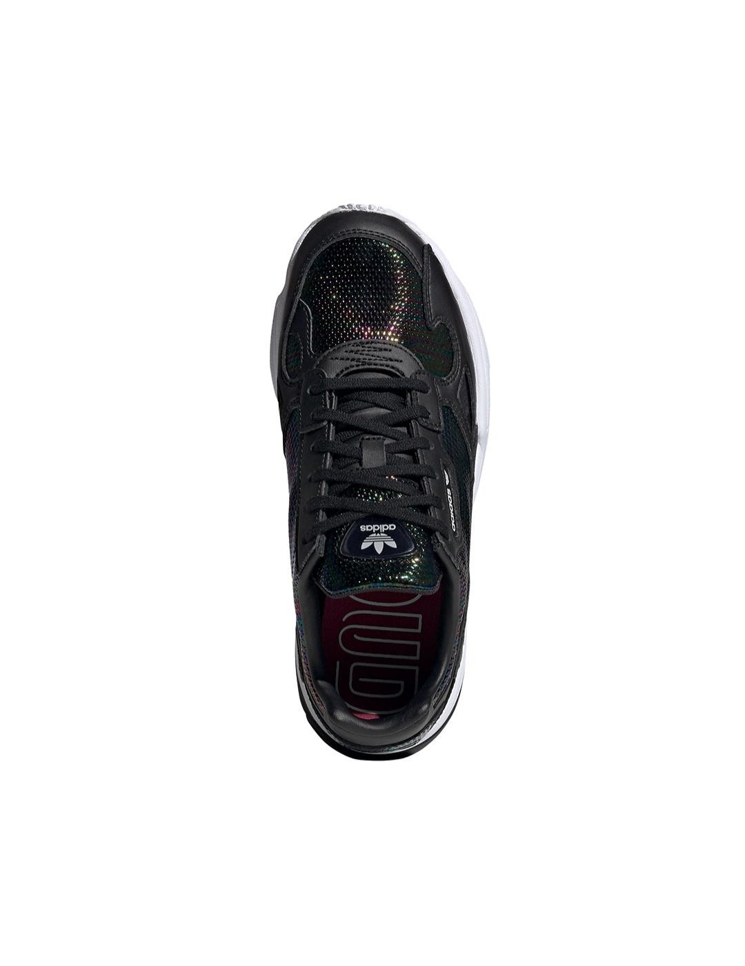 Zapatilla Mujer adidas Falcon Negra/Colores