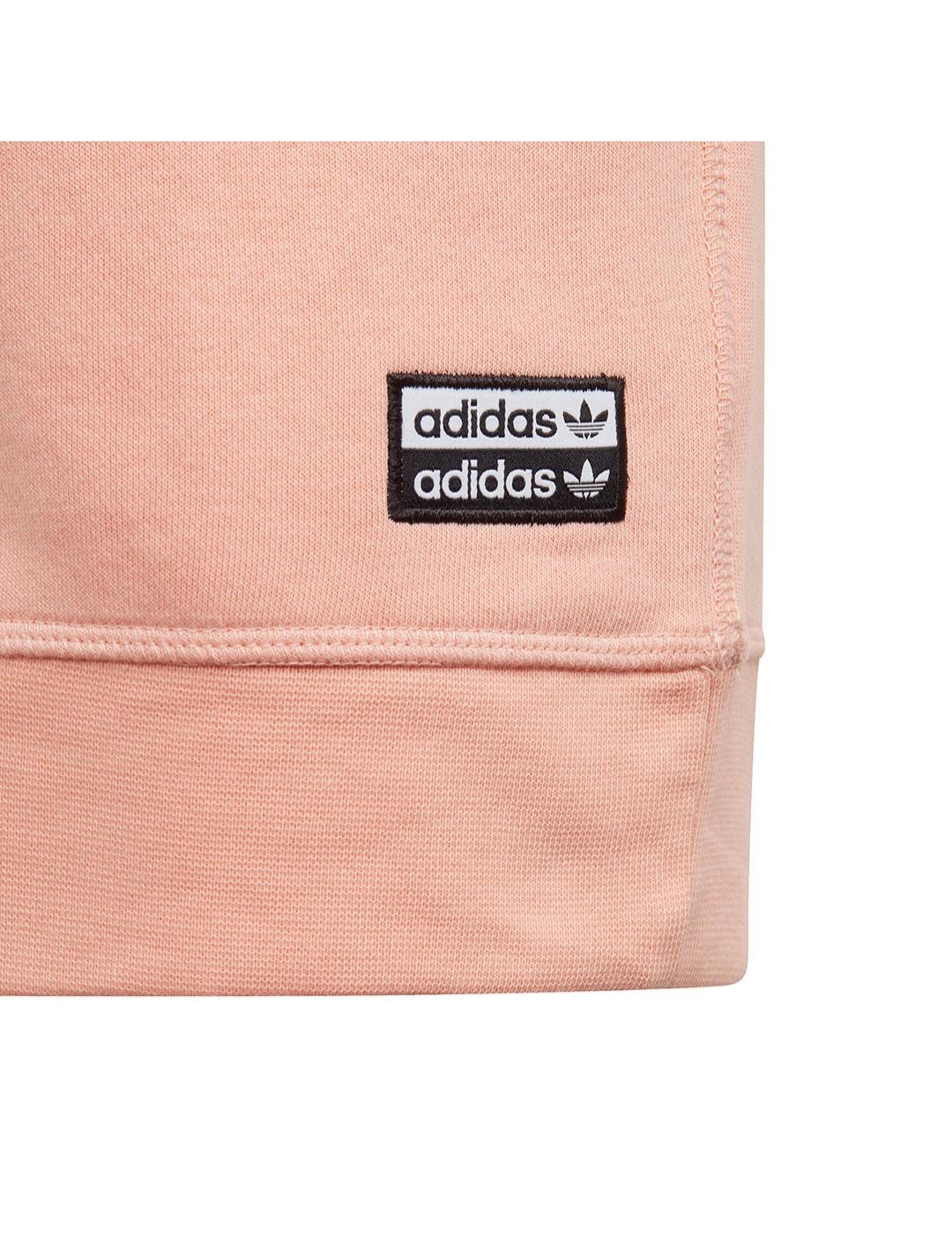 Sudadera Niña adidas Crew Blanco/Rosa