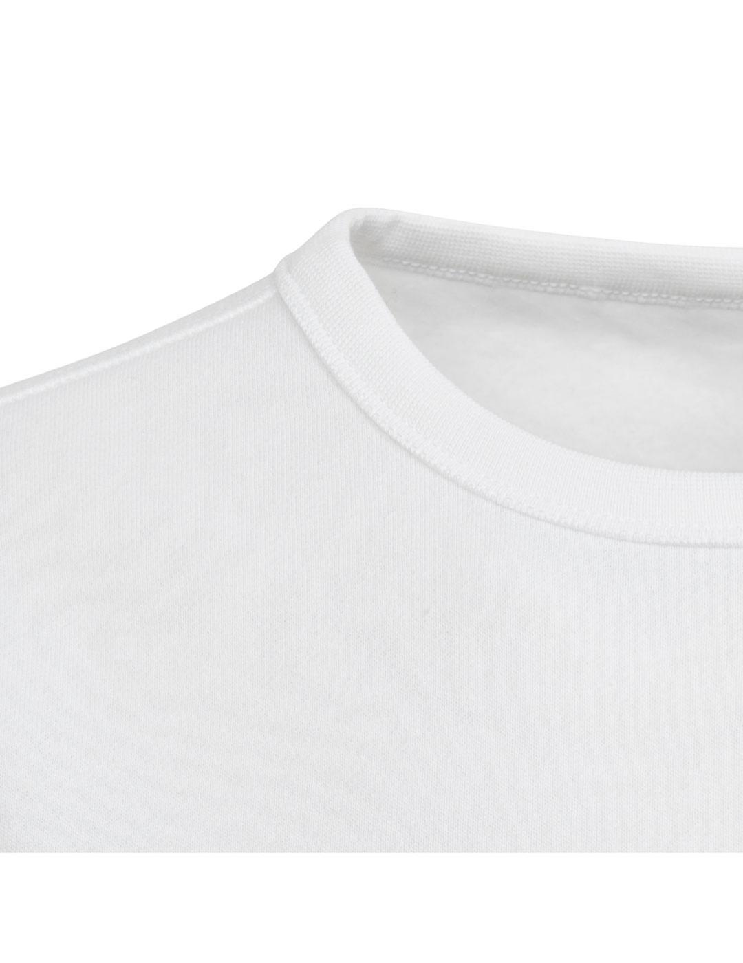 Sudadera Niña adidas Crew Blanco/Rosa