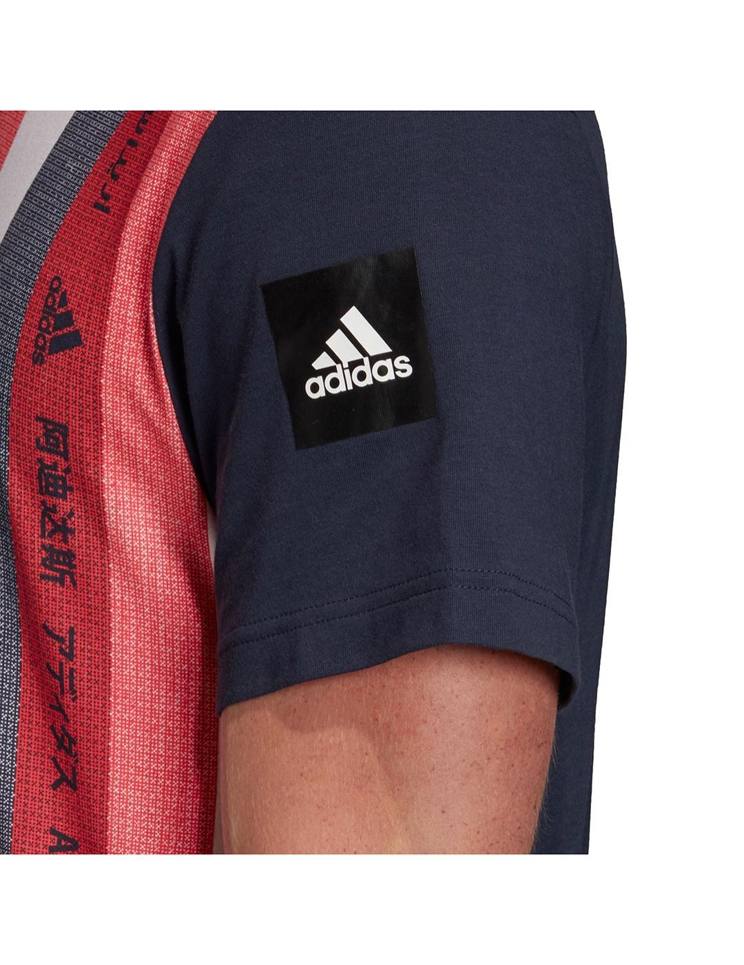 Camiseta Hombre adidas Must Haves Tricolor