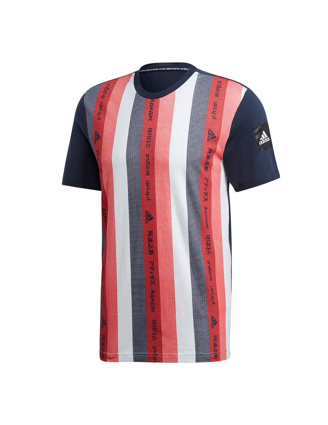 Camiseta Hombre adidas Must Haves Tricolor