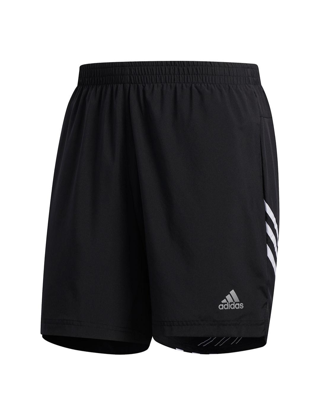 Pantalón Corto adidas Hombre Negro/Blanco