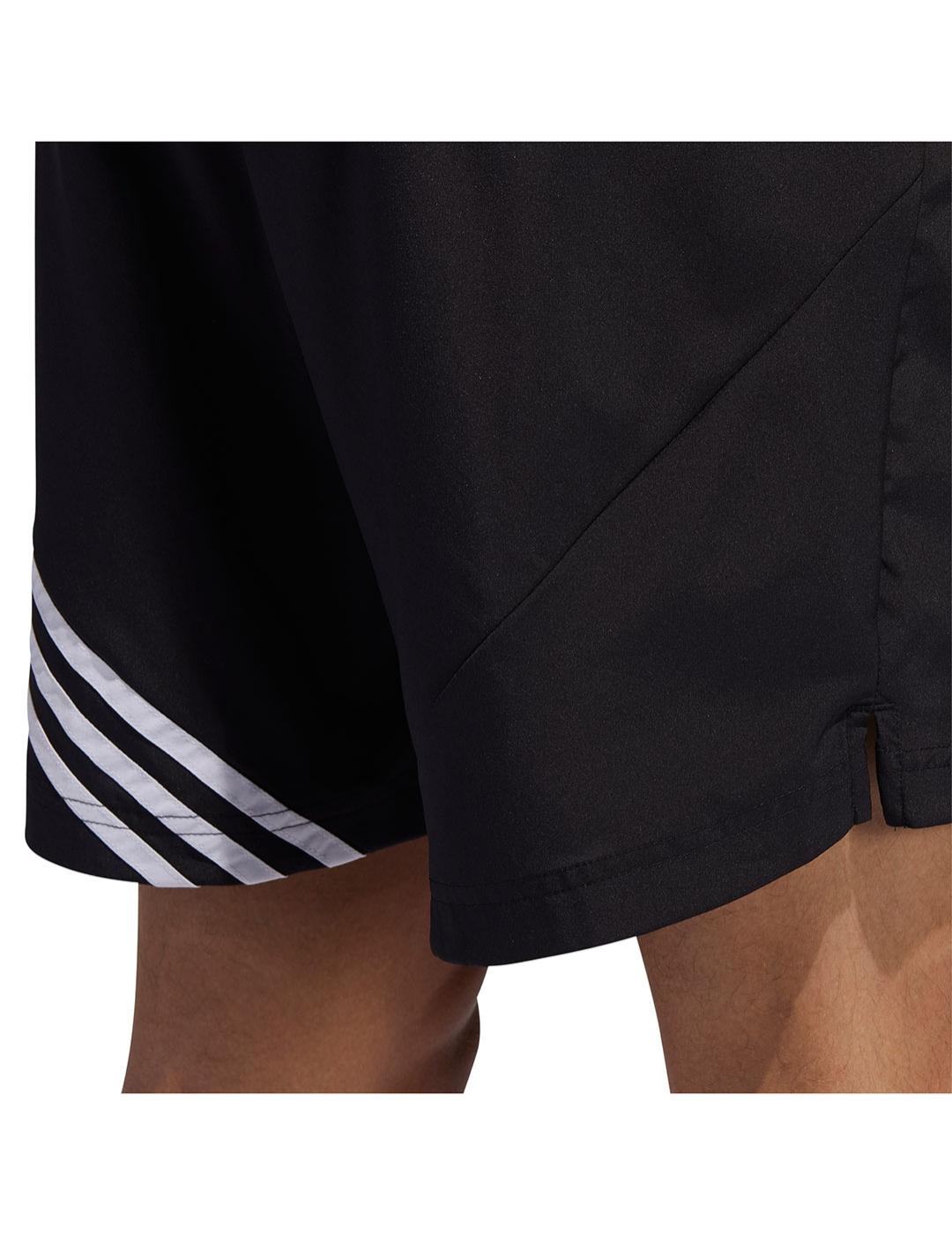 Pantalón Corto adidas Hombre Negro/Blanco