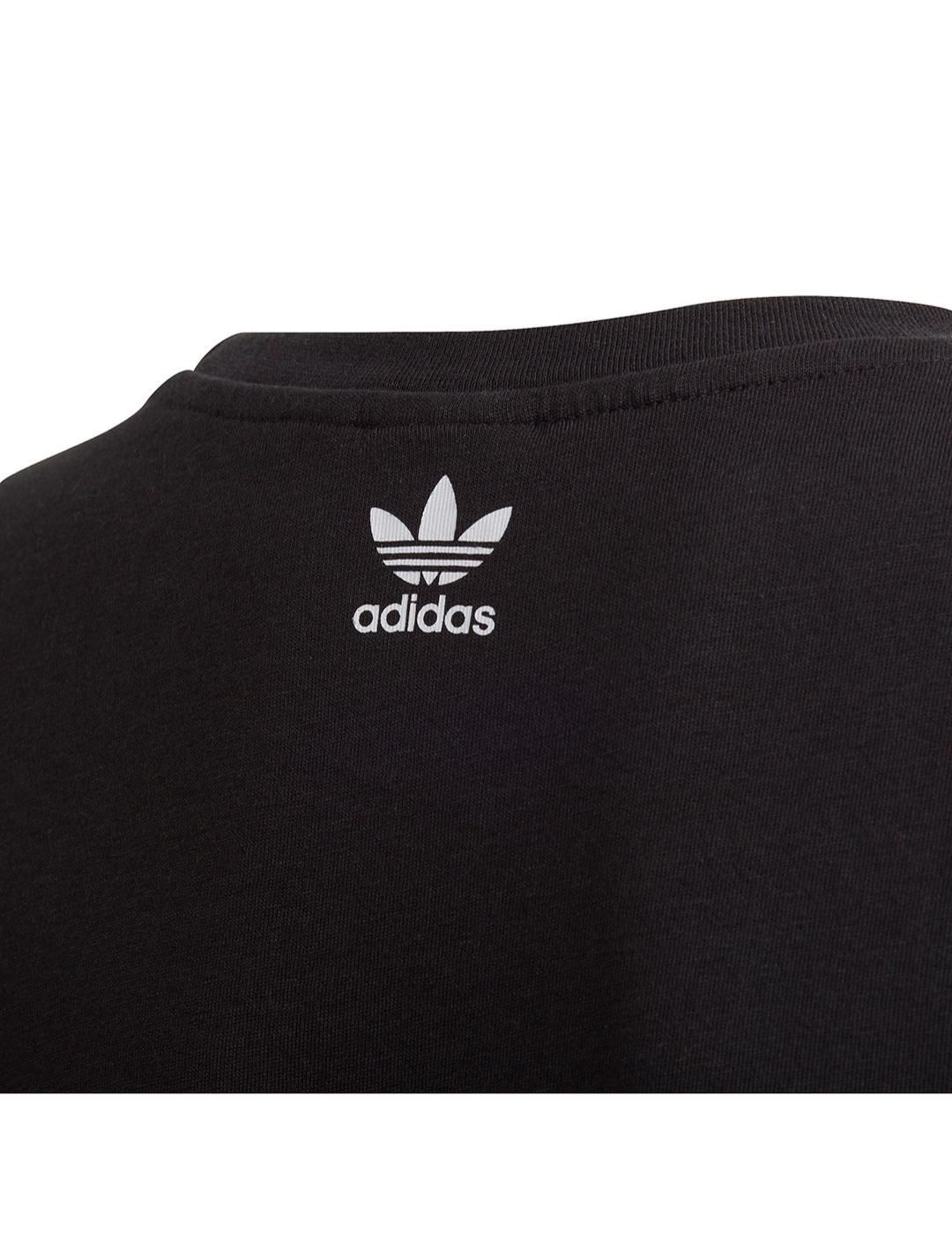 Camiseta Junior adidas Big Trefoil Tee Negro