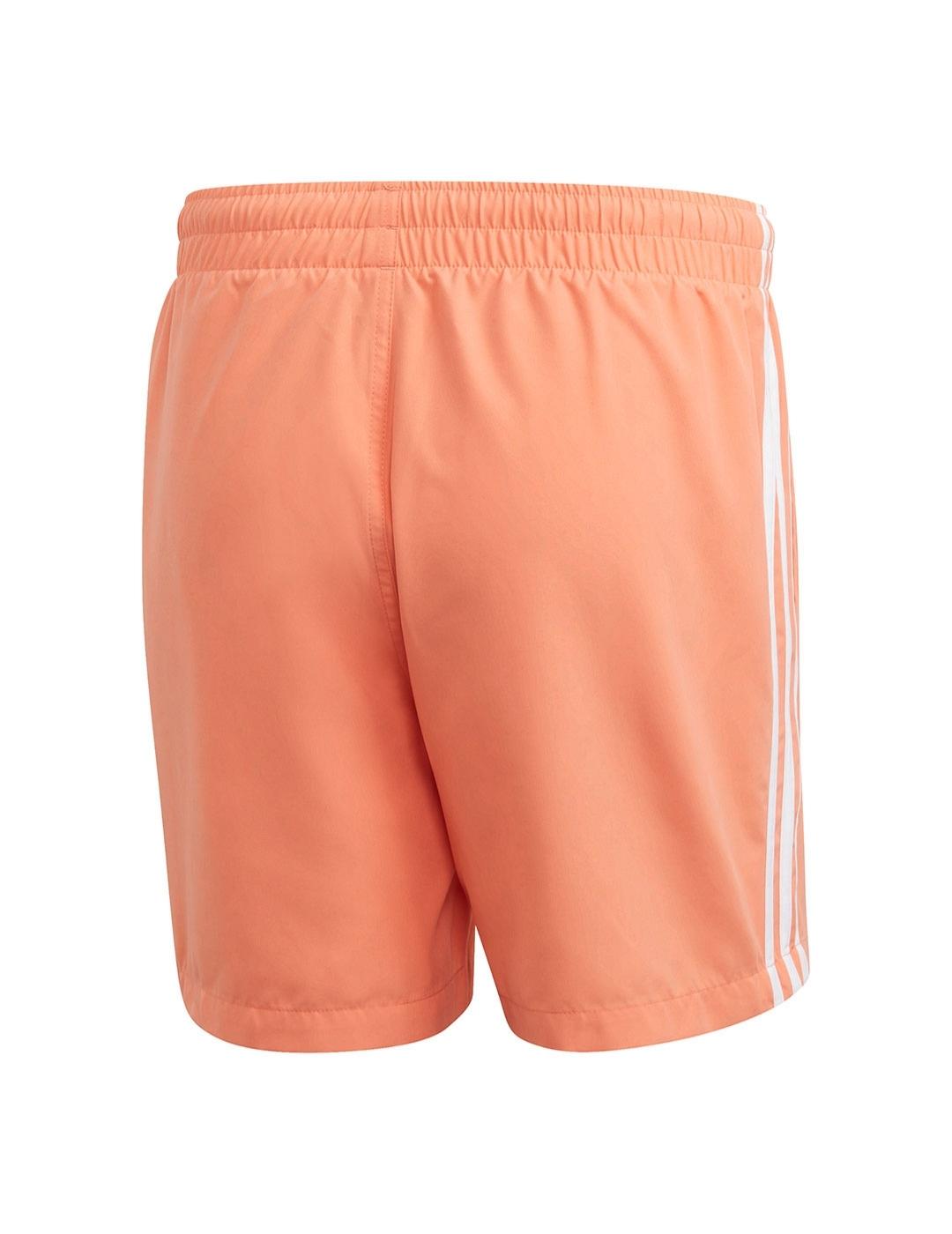 Bañador Hombre adidas Originals 3 Stripe Naranja