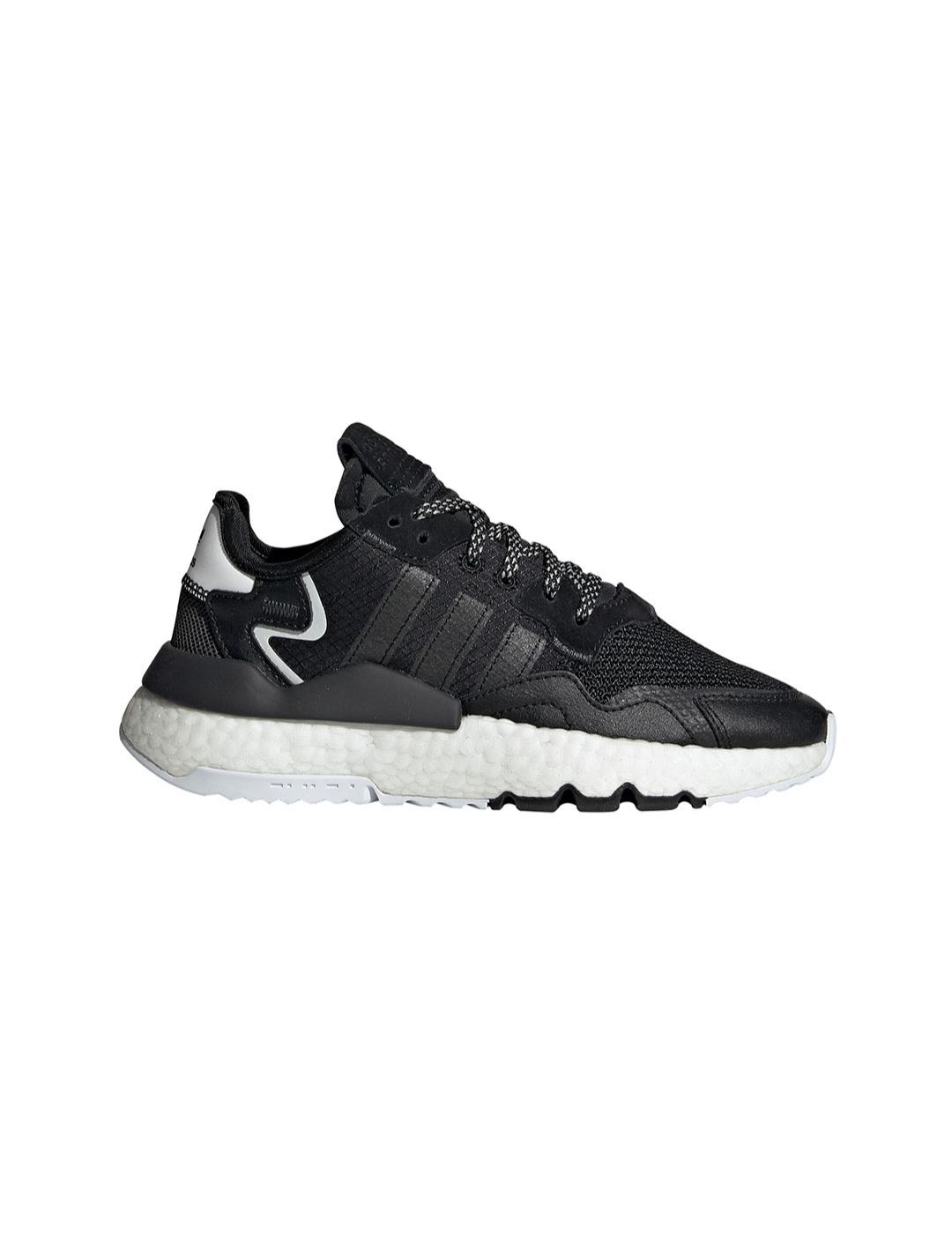 Zapatilla Junior adidas Nite Jogger Negra