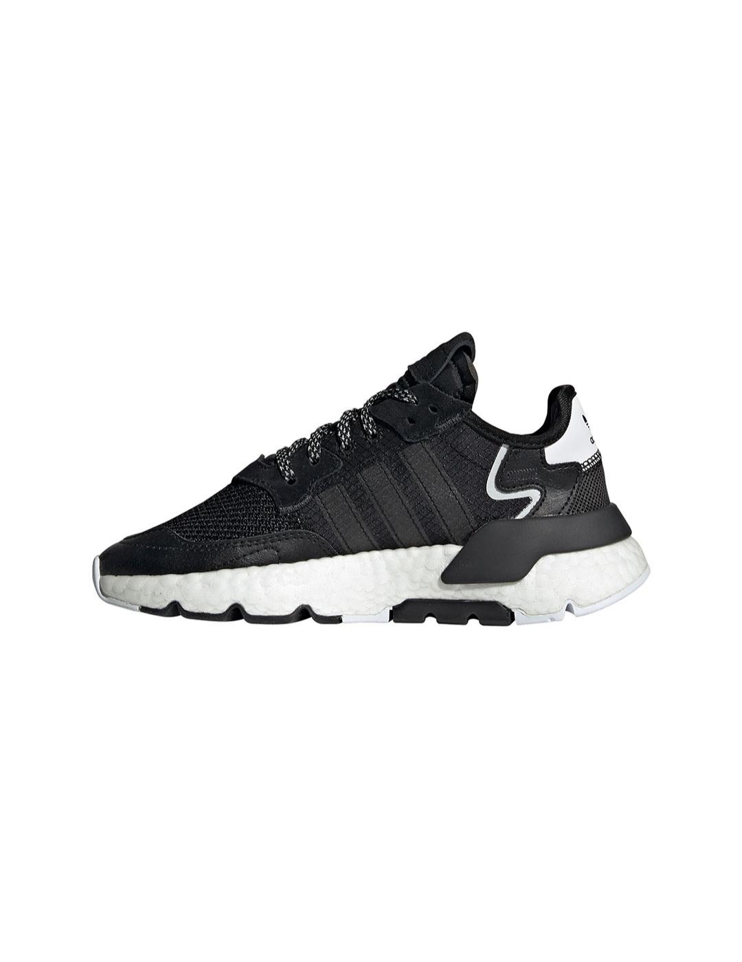 Zapatilla Junior adidas Nite Jogger Negra
