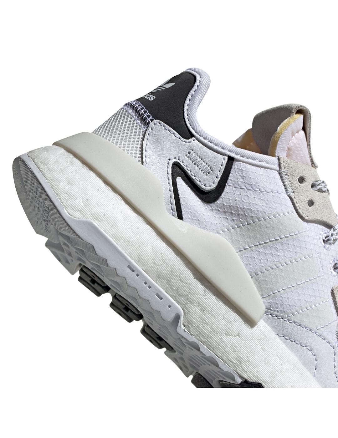 Zapatilla Junior adidas Nite Jogger Blanca