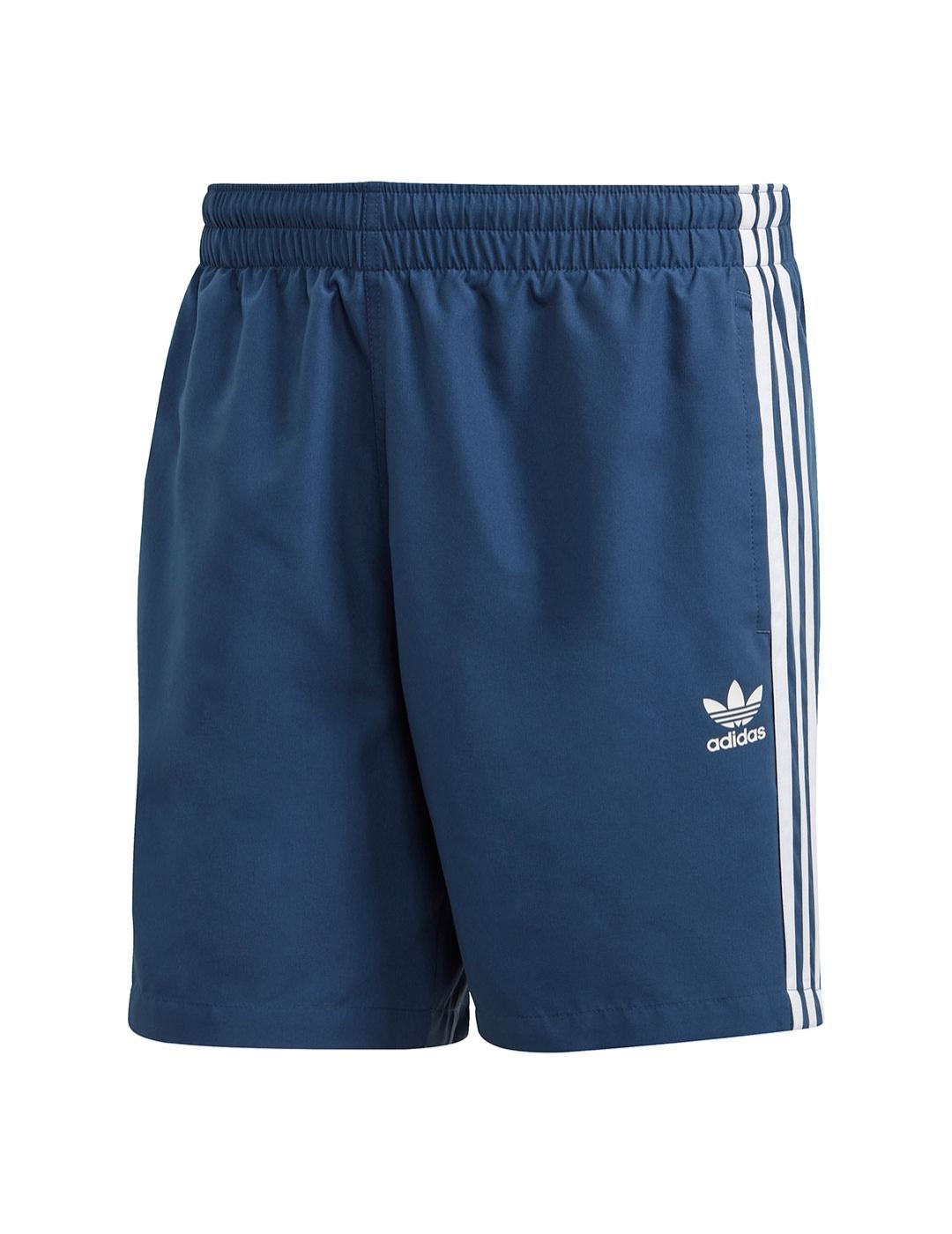 Bañador Hombre adidas 3 Bandas Marino