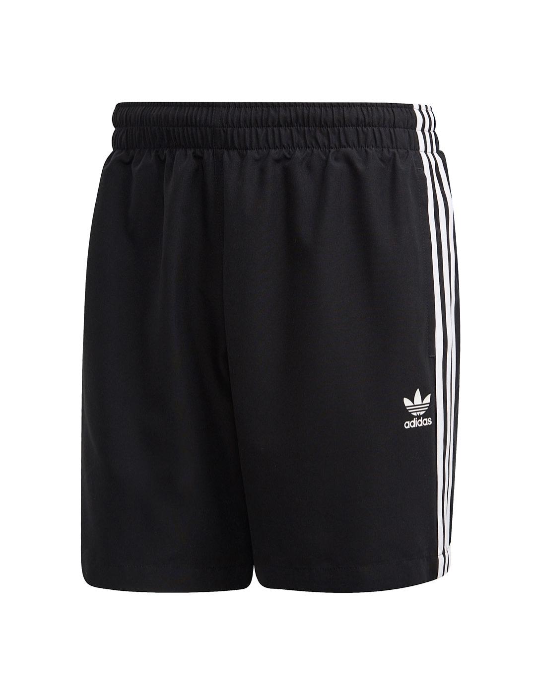 Bañador Hombre adidas 3 Bandas Negro
