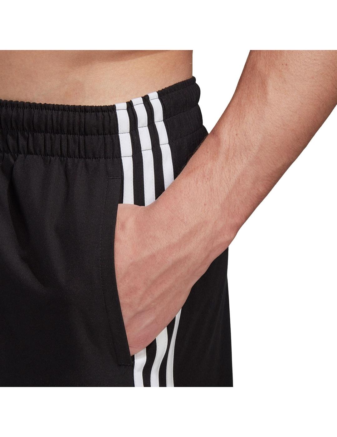 Bañador Hombre adidas 3 Bandas Negro