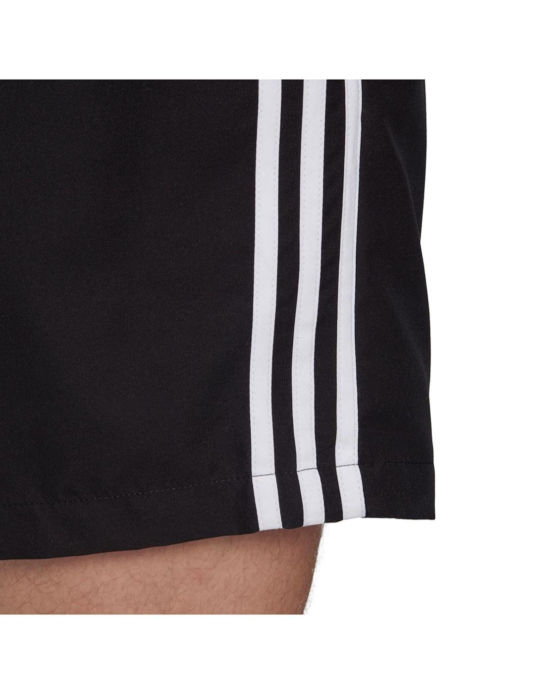 Bañador Hombre adidas 3 Bandas Negro