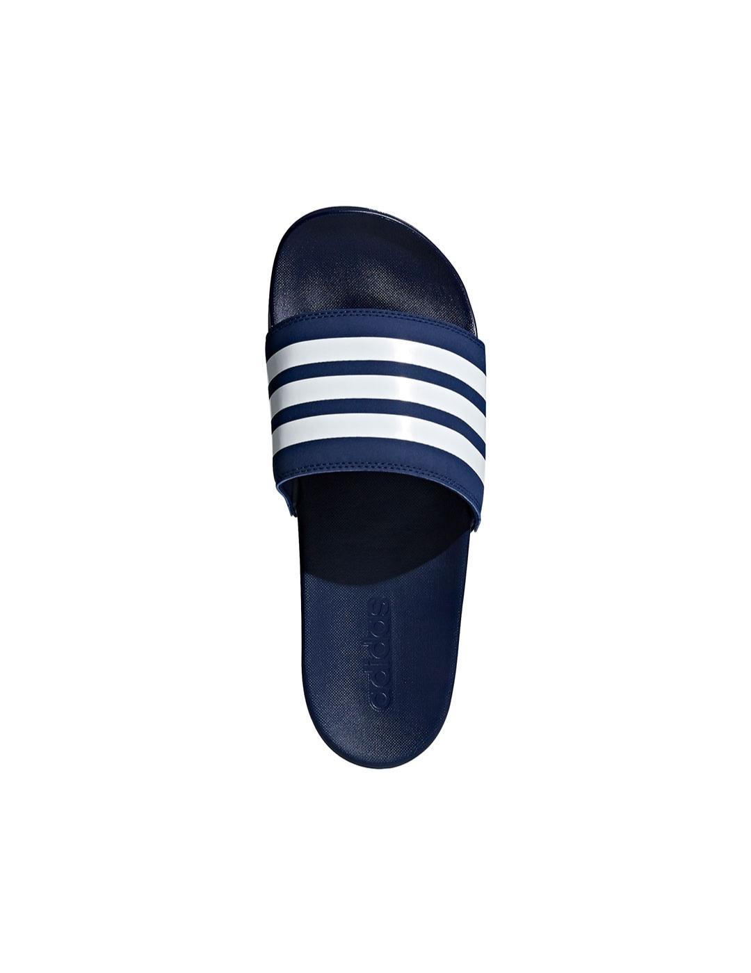 Chancla Unisex adidas Adilette Comfort Azul Blanco
