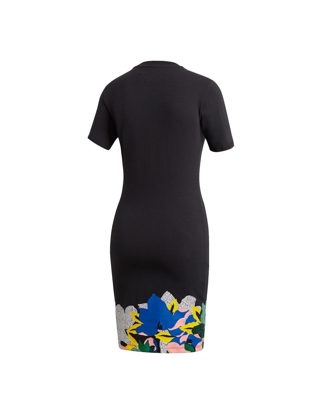Vestido Mujer adidas Negro Flores