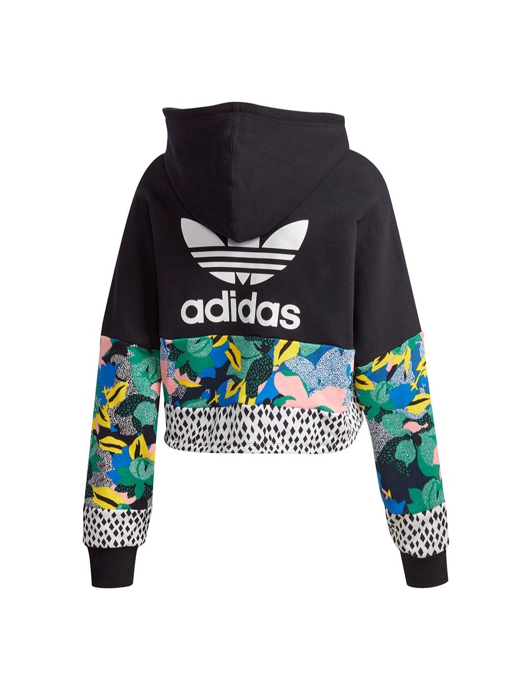 Sudadera Mujer adidas Negra Multicolor