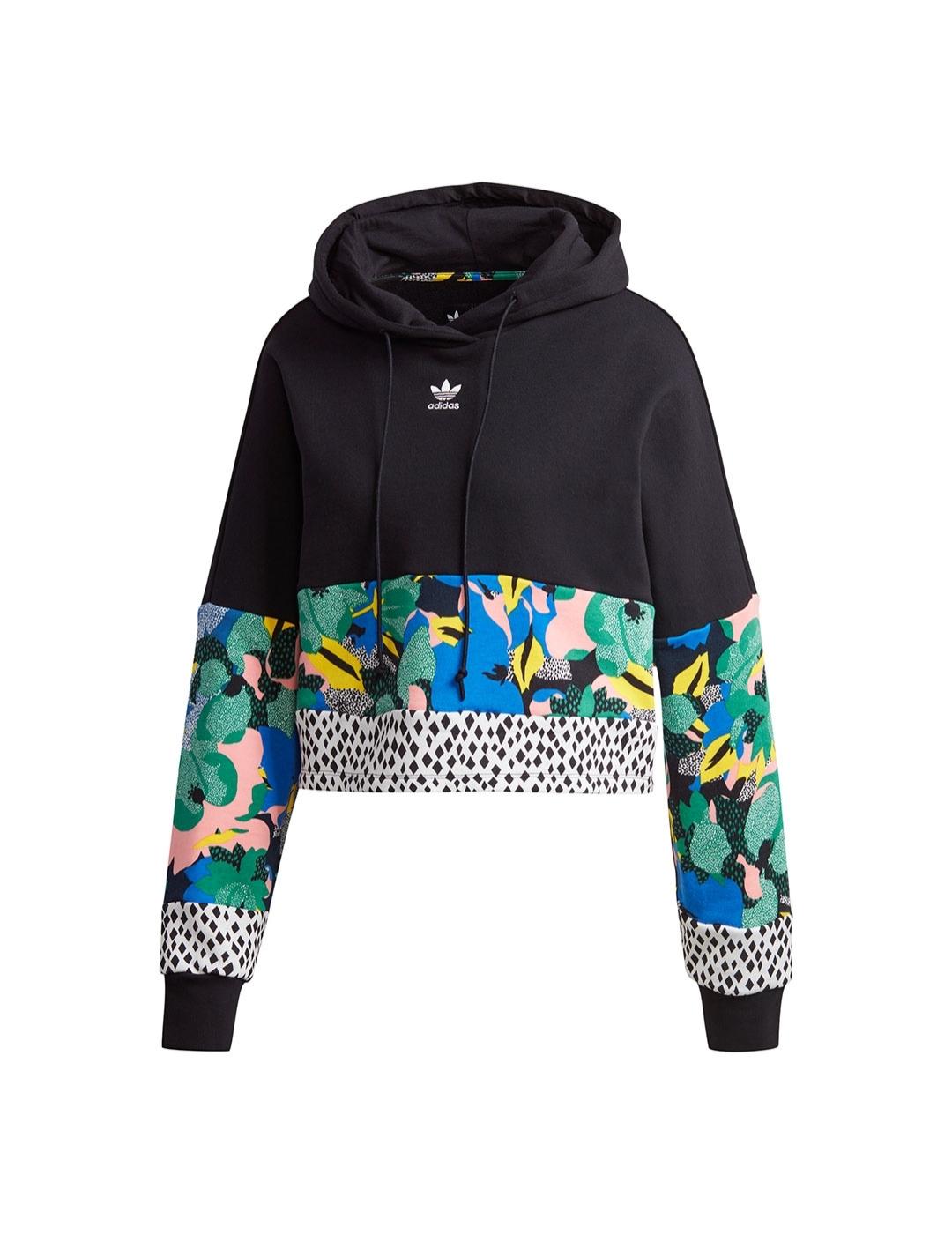 Sudadera Mujer adidas Negra Multicolor
