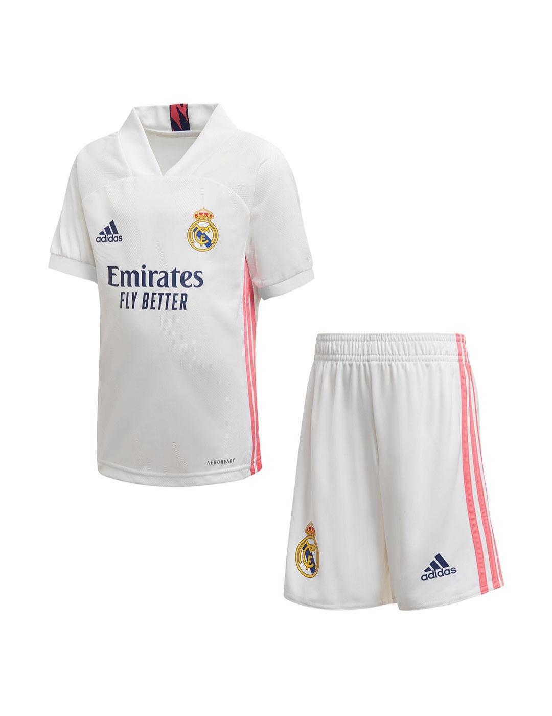 Minikit Real Madrid 20/21 adidas Blanco