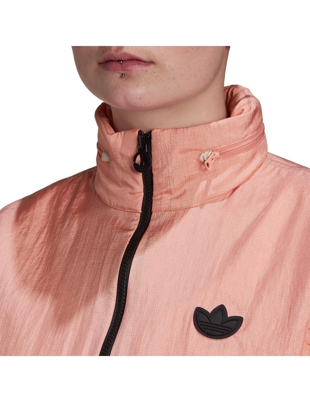 Chaqueta Mujer adidas Lino Rosa Negra