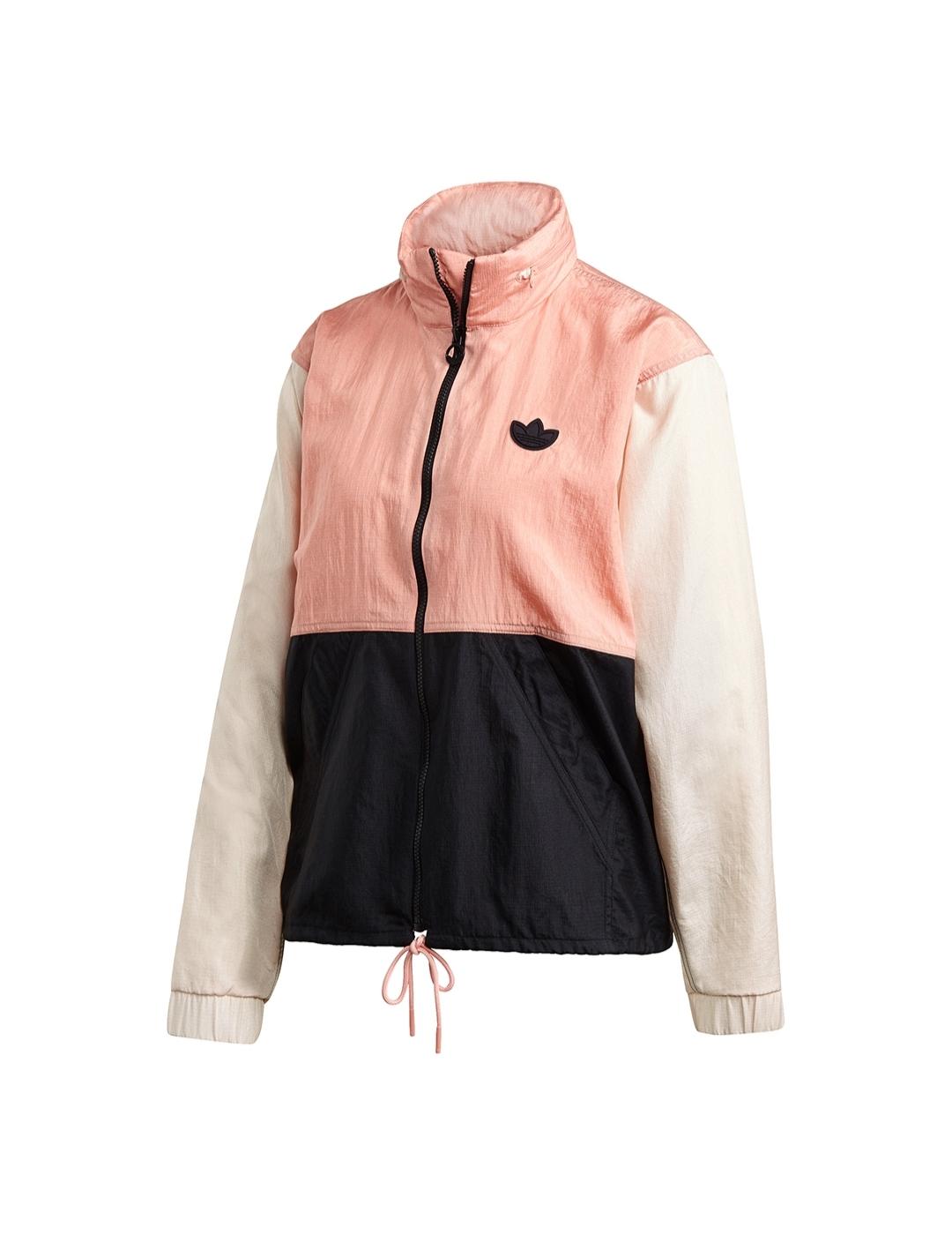 Chaqueta Mujer adidas Lino Rosa Negra