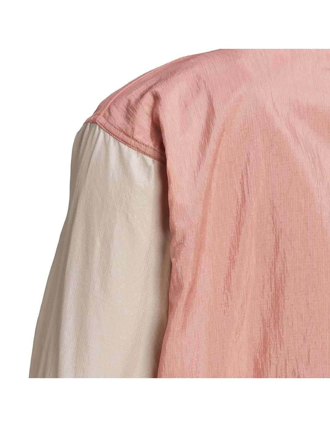 Chaqueta Mujer adidas Lino Rosa Negra