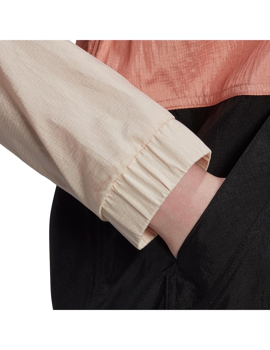 Chaqueta Mujer adidas Lino Rosa Negra