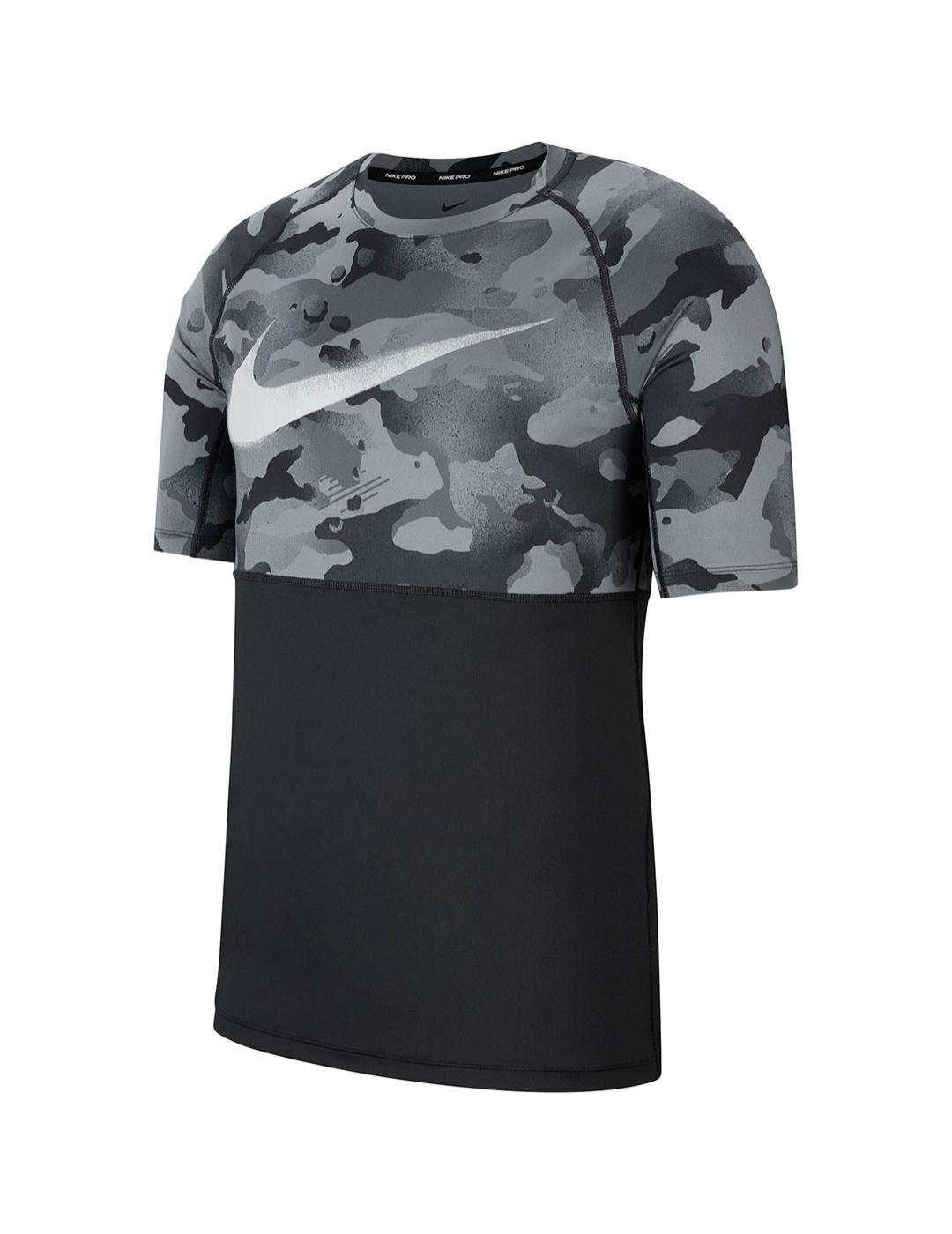 Camiseta Hombre Nike Slim Camuflaje/Negro