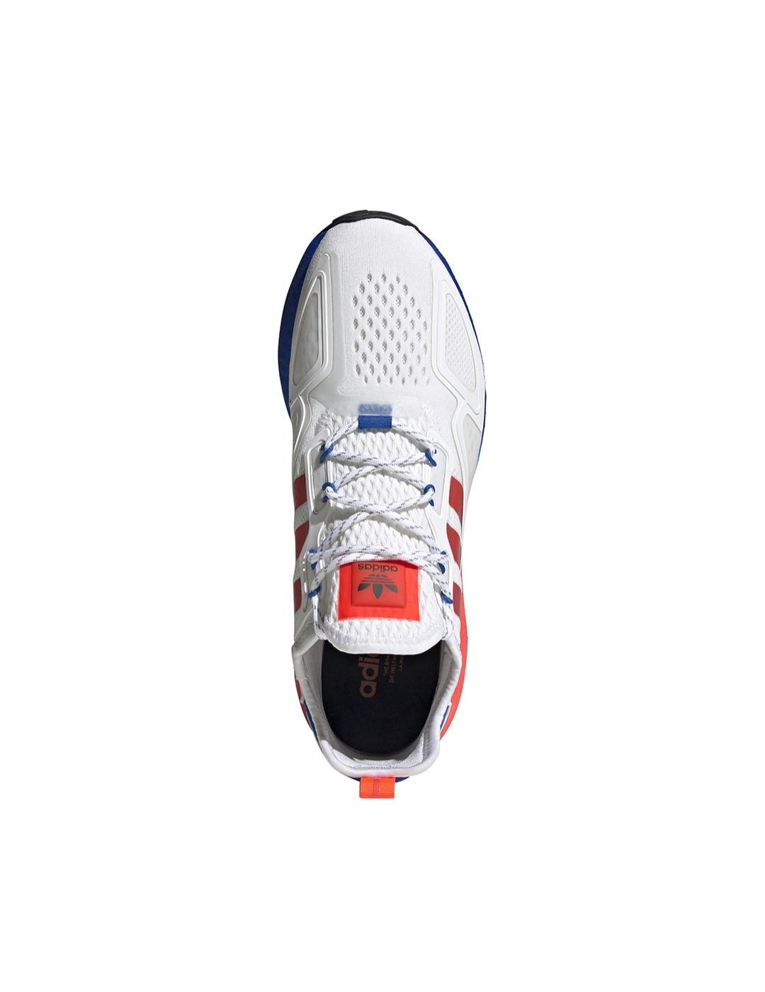 Zapatilla Hombre adidas Zx 2k Blanc/Naranj/Azul