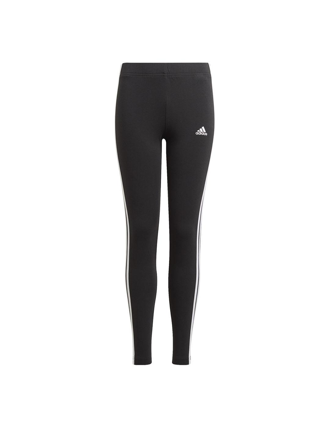 Malla Niña adidas 3s Negra Blanca