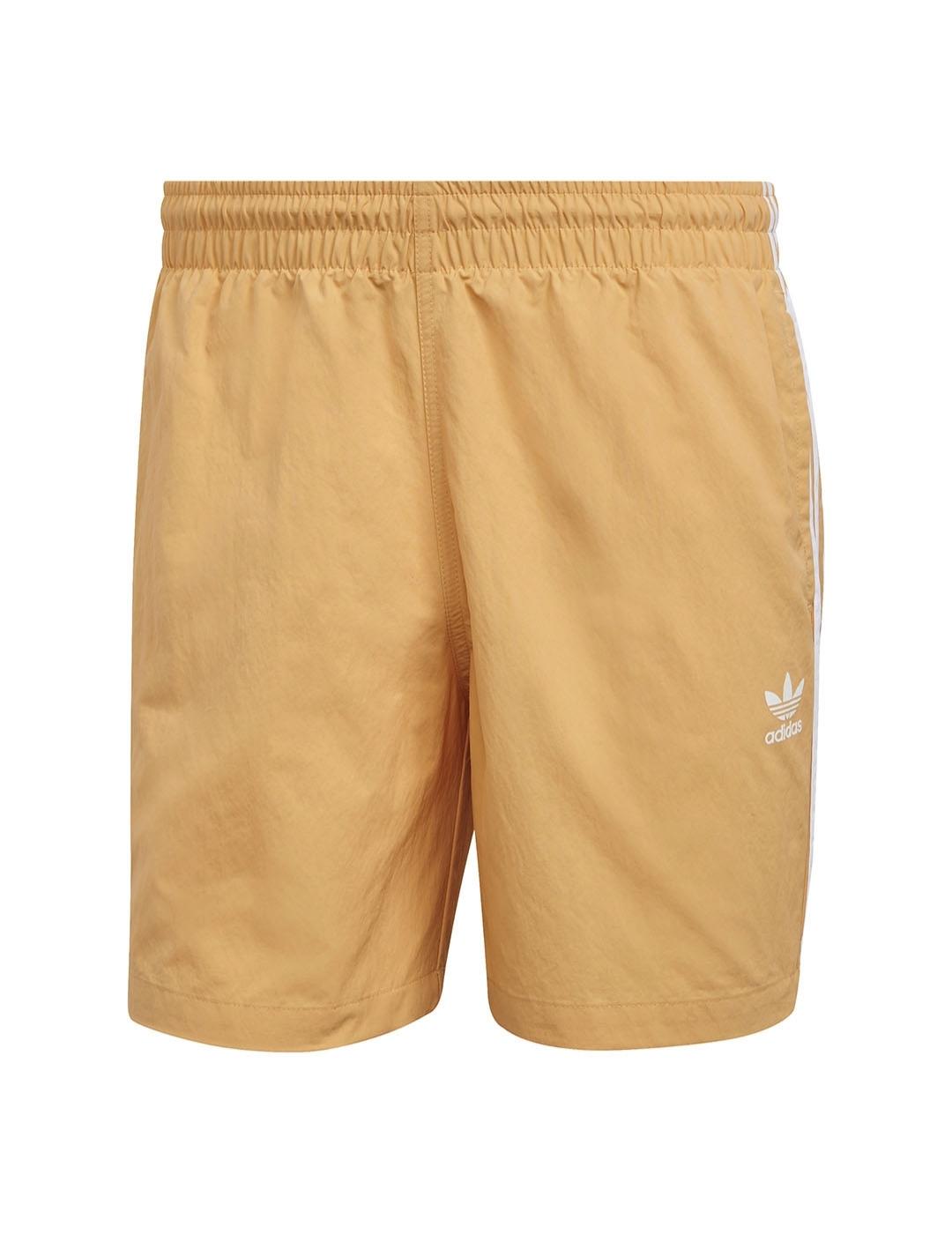 Bañador Hombre adidas 3-Stripes Naranja