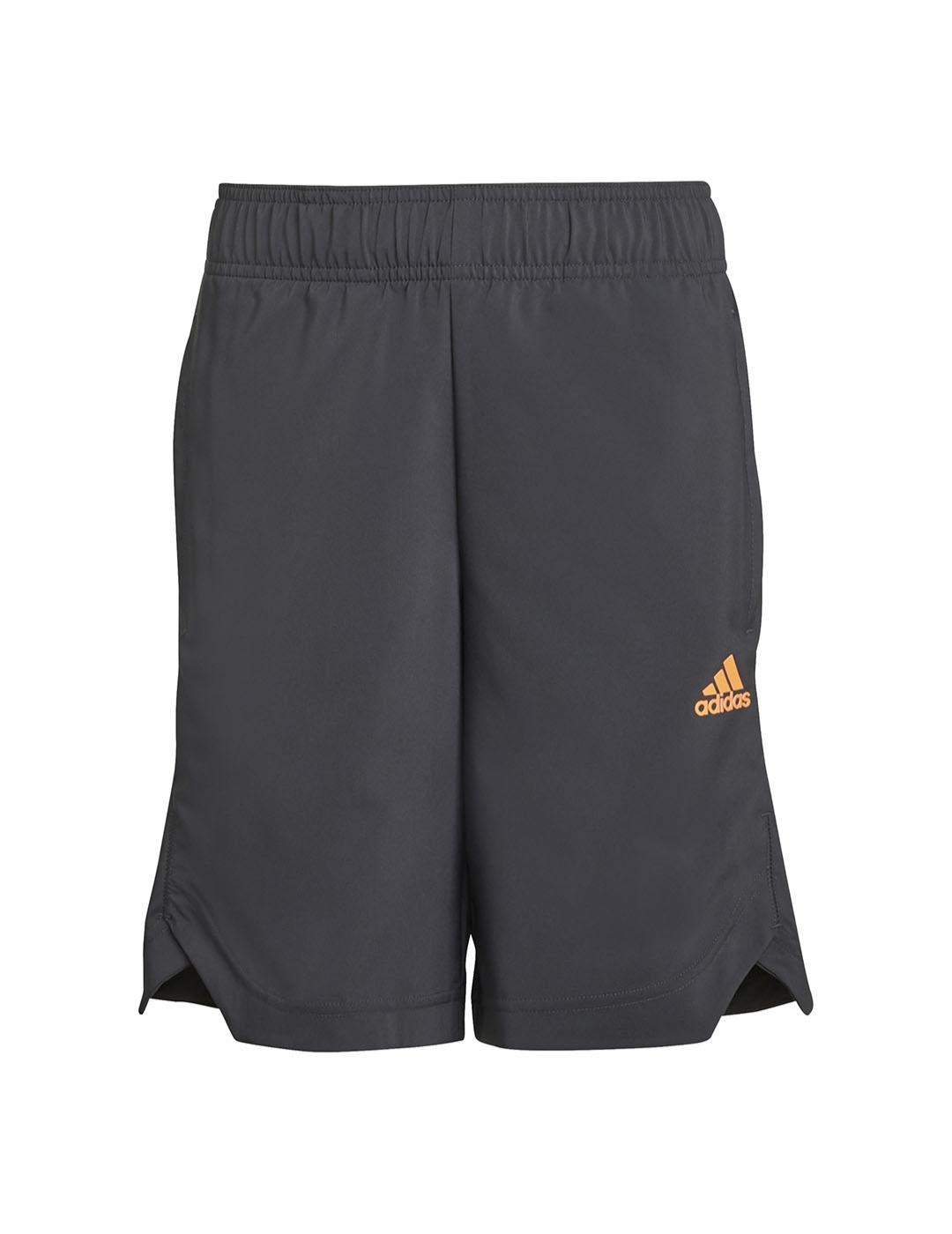 Short Niño adidas A.R Gris/Naranja